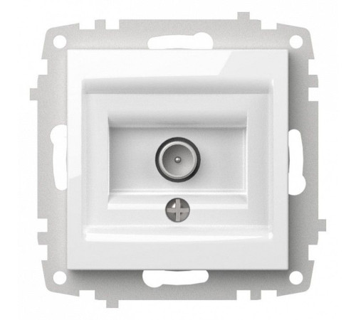 ТВ-розетка проходная без рамки Elbi Eleсtriс Zena Vega 609-015600-272