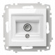 ТВ-розетка проходная без рамки Elbi Eleсtriс Zena Vega 609-015600-272