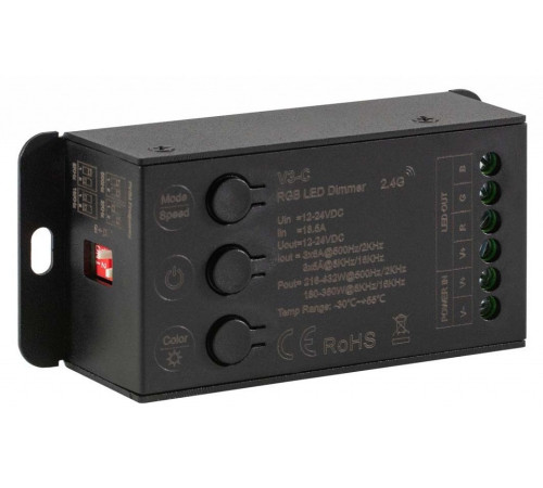 Контроллер-регулятор цвета RGB ELFLED ELFLED-RGBcontrV3-С