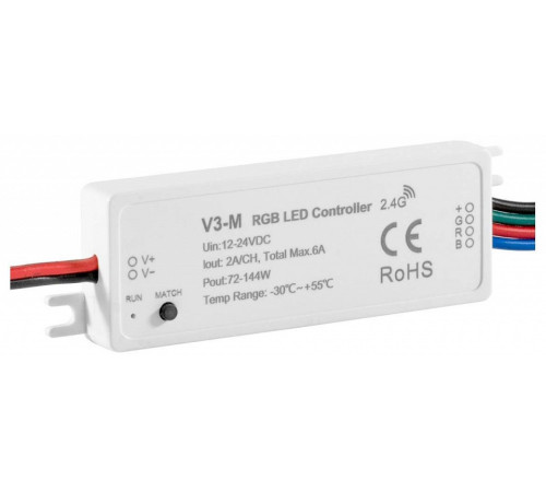 Контроллер-регулятор цвета RGB ELFLED ELFLED-RGBcontrV3-M