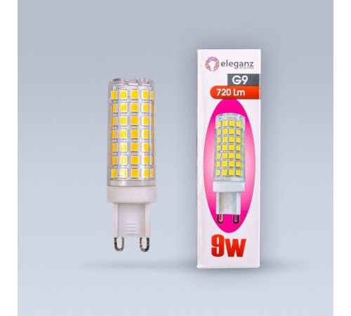 Лампа светодиодная Eleganz G9 9Вт 3000K 1310