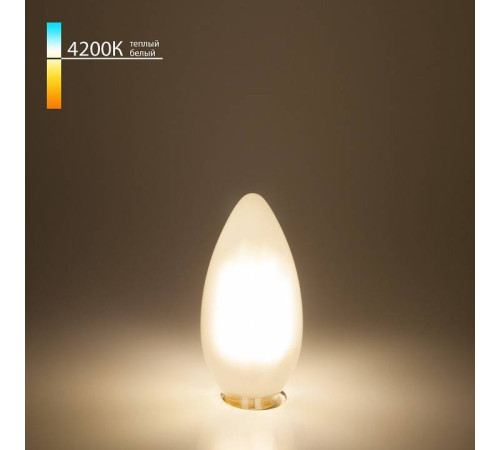 Лампа светодиодная Elektrostandard Свеча F E14 7Вт 4200K a049063