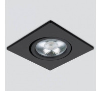 Встраиваемый светильник Elektrostandard 15273/LED черный/хром a056033
