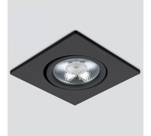 Встраиваемый светильник Elektrostandard 15273/LED черный/хром a056033