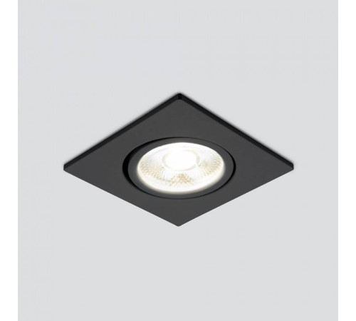 Встраиваемый светильник Elektrostandard 15273/LED черный/хром a056033