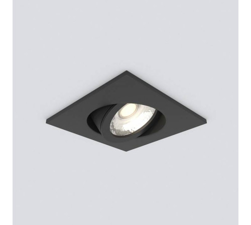 Встраиваемый светильник Elektrostandard 15273/LED черный/хром a056033