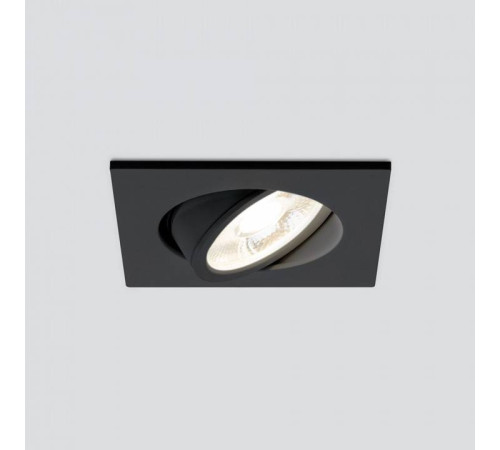 Встраиваемый светильник Elektrostandard 15273/LED черный/хром a056033