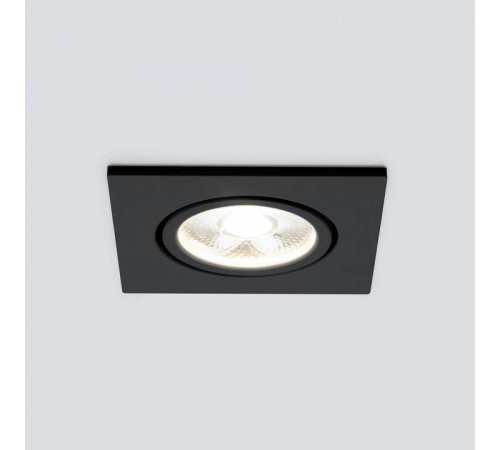 Встраиваемый светильник Elektrostandard 15273/LED черный/хром a056033