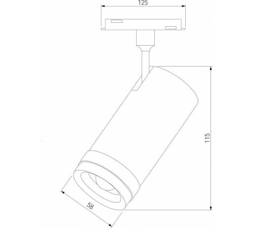 Светильник на штанге Elektrostandard Slim Magnetic a062818