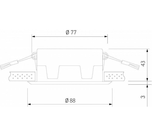 Встраиваемый светильник Elektrostandard Basic a062940