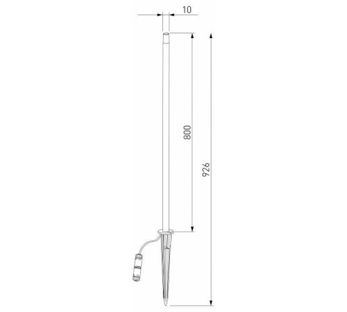 Наземный низкий светильник Elektrostandard Lumos a066689