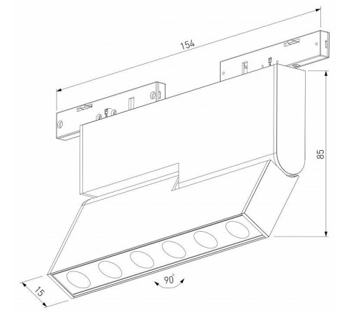 Накладной светильник Elektrostandard Mini Magnetic a067279