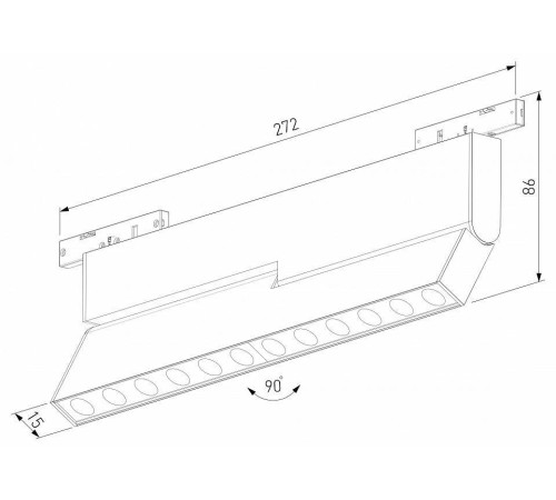 Накладной светильник Elektrostandard Mini Magnetic a067280