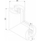 Соединитель угловой внутренний для треков накладных Elektrostandard Mini Magnetic a067579