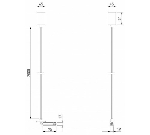 Подвес для трека Elektrostandard Line Magnetic a069703