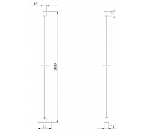 Подвес для трека Elektrostandard Line Magnetic a069729