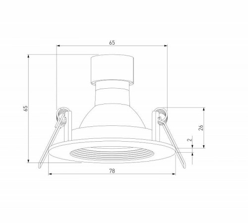 Встраиваемый светильник Elektrostandard City 25060/01