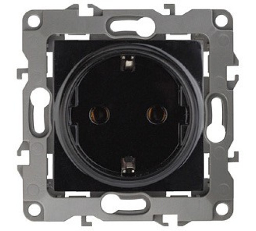 Розетка с заземлением, без рамки Эра Эра 12 12-2001-06