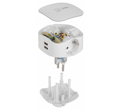 Разветвитель Эра SP-3e-USB-W