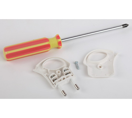 Вилка прямая без заземления Эра V1