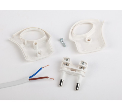 Вилка прямая без заземления Эра V1