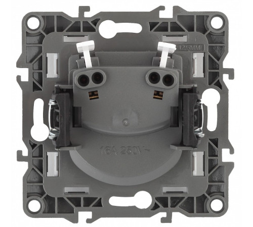 Розетка без заземления, без рамки Эра Эра 12 12-2105-15