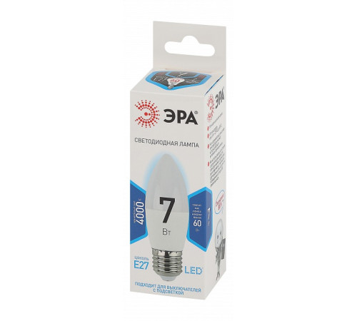 Лампа светодиодная Эра Стандарт LED B35-7W-840-E27