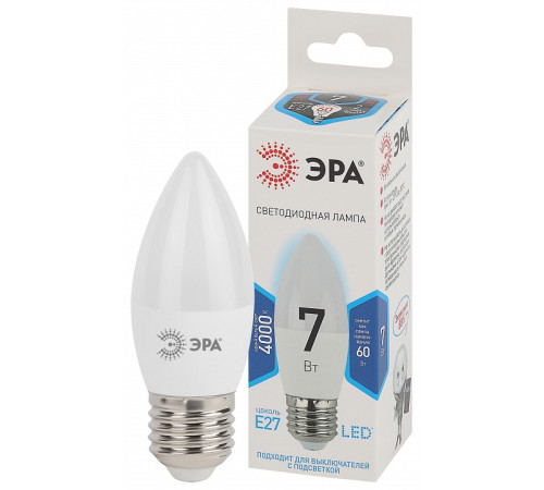 Лампа светодиодная Эра Стандарт LED B35-7W-840-E27