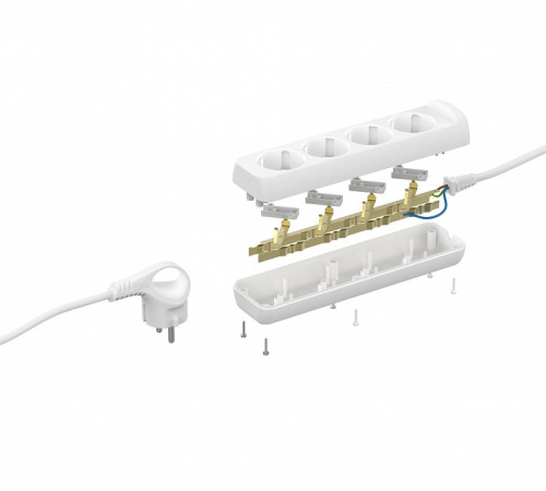 Удлинитель Эра U-4e-3m-3x1