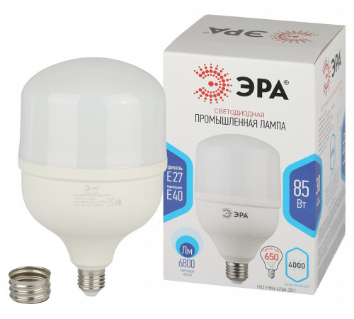 Лампа светодиодная Эра LED POWER T140 E27/E40 85 Вт 4000 K LED POWER T140-85W-4000-E27/E40