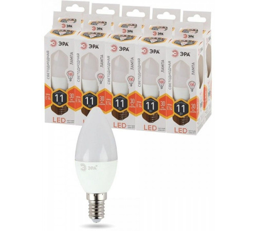 Лампа светодиодная Эра Стандарт LED B35-11W-827-E14