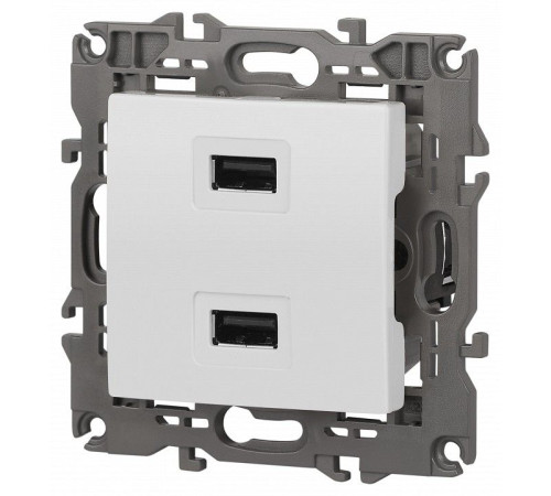 Розетка 2хUSB type A без рамки Эра Эра Elegance 14-4110-01