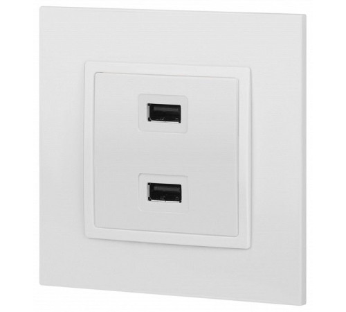 Розетка 2хUSB type A без рамки Эра Эра Elegance 14-4110-01