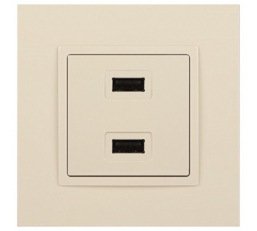 Розетка 2хUSB type A без рамки Эра Эра Elegance 14-4110-02