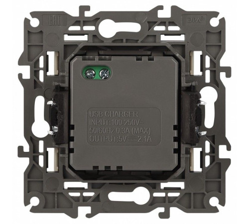 Розетка 2хUSB type A без рамки Эра Эра Elegance 14-4110-02