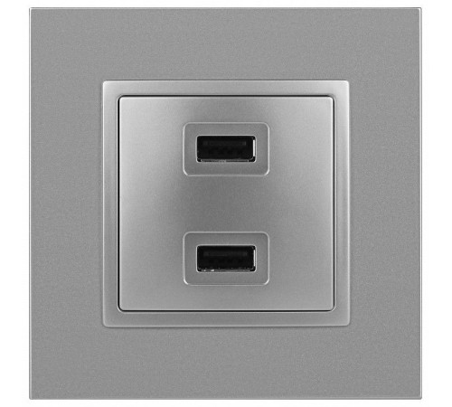 Розетка 2хUSB type A без рамки Эра Эра Elegance 14-4110-03
