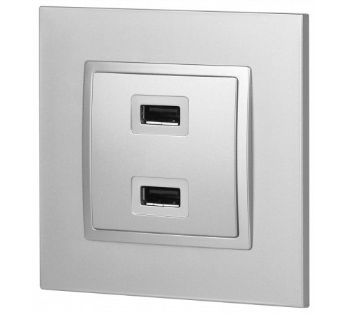 Розетка 2хUSB type A без рамки Эра Эра Elegance 14-4110-03