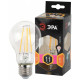 Лампа светодиодная филаментная ЭРА F-LED A60 11 Вт E27 2700 K F-LED A60-11W-827-E27