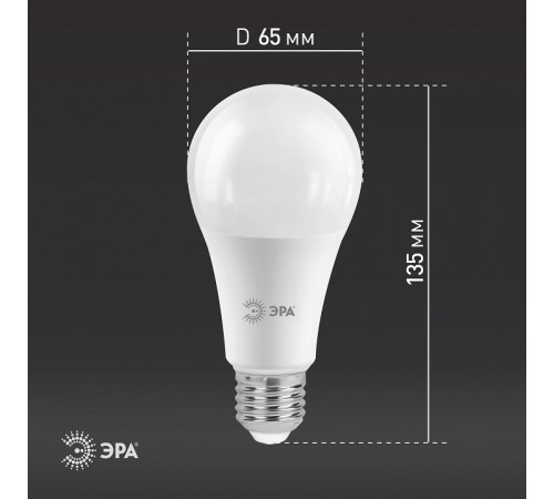 Лампа светодиодная Эра Стандарт LED A65-25W-840-E27