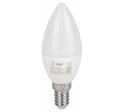 Лампа светодиодная Эра E14 10Вт 6500K LED B35-10W-865-E14 R