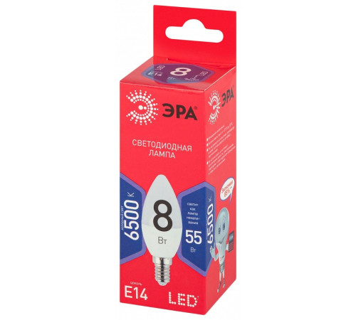 Лампа светодиодная Эра LED B35-8W-865-E14 R