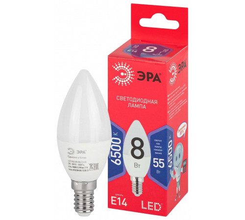 Лампа светодиодная Эра LED B35-8W-865-E14 R