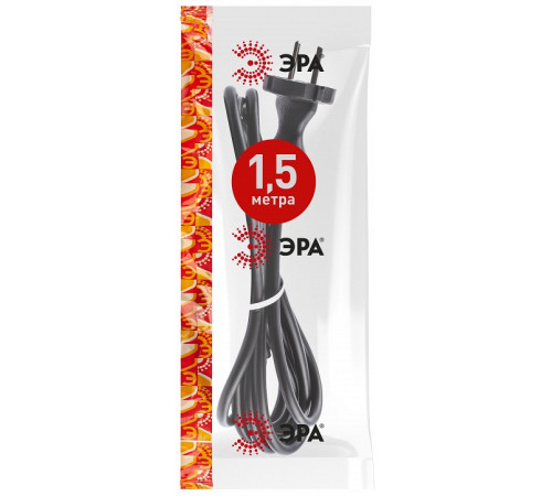 Сетевой провод Эра UX-2x0,75-1,5m-B