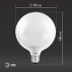 Лампа светодиодная Эра Стандарт LED G95-15W-2700K-E27