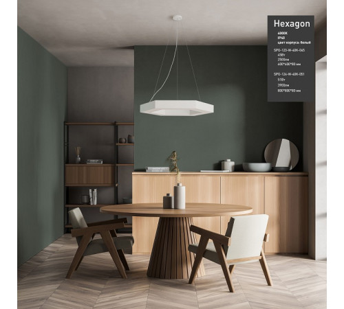 Подвесной светильник Эра Hexagon Б0050556