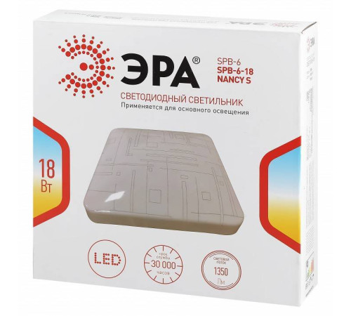 Накладной светильник Эра Классик SPB-6-18 Nancy S