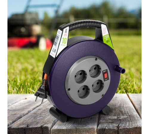 Удлинитель с выключателем Эра BPx-4-2x0,75-10m