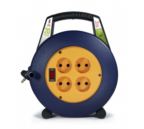 Удлинитель с выключателем Эра BPx-4-2x0,75-20m