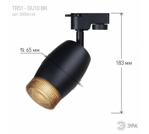 Светильник на штанге Эра TR51 - GU10 BK