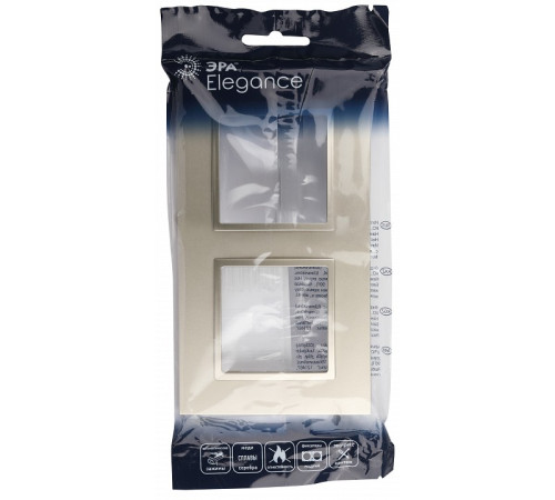 Рамка на 2 поста Эра Эра Elegance 14-5012-04